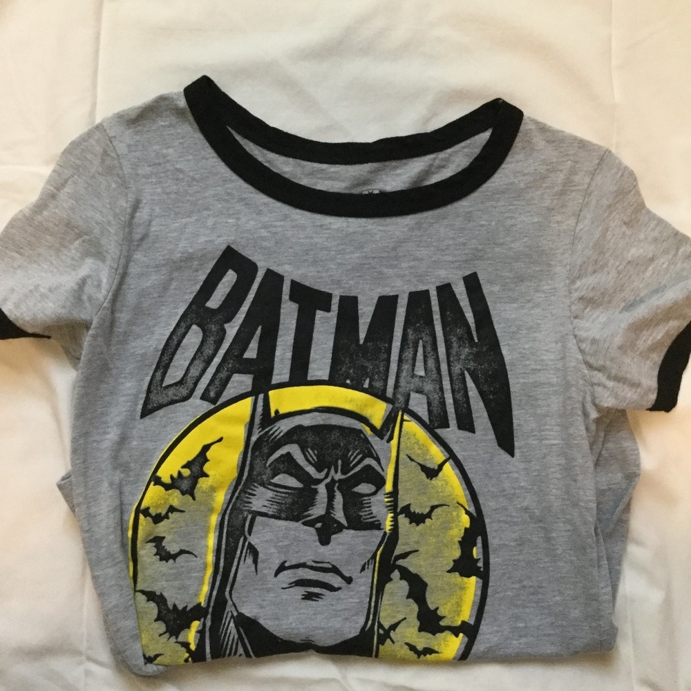 batman graphic ringer tee